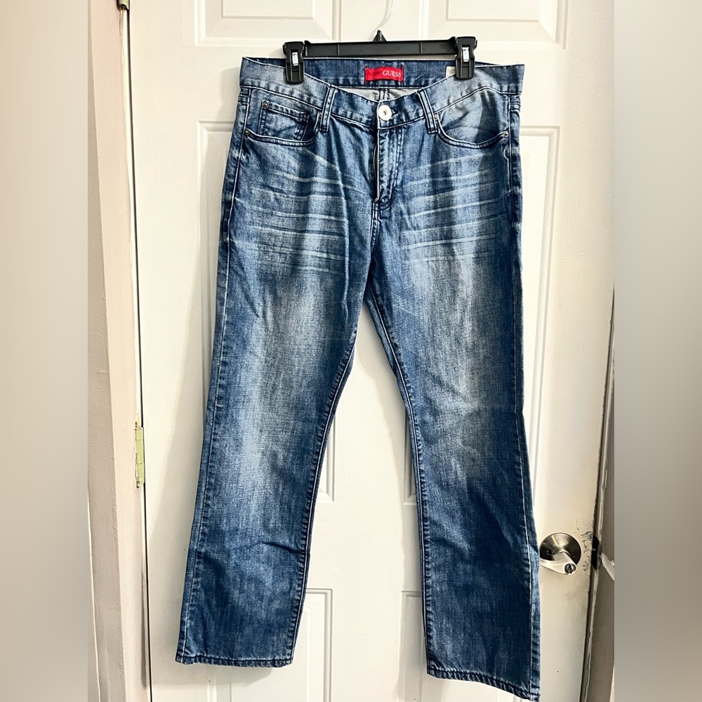 Guess Men's Classic Blue Jeans